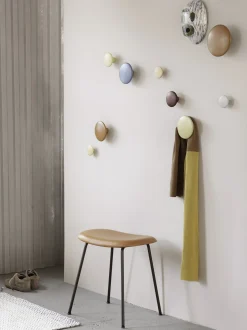 Patere The Dots Wood Bois Naturel / Xsmall - O 6,5 Cm - Muuto