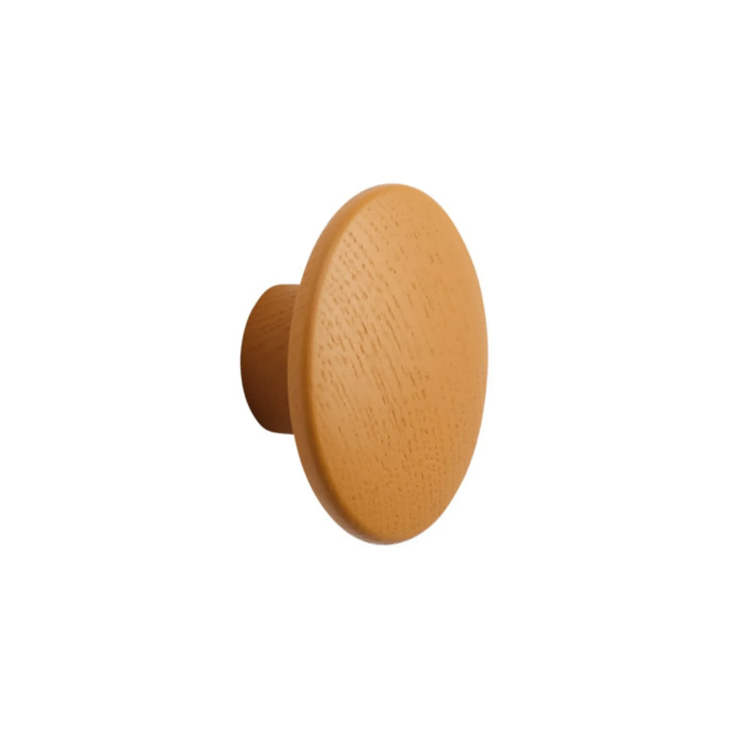 Patere The Dots Wood Bois Orange Marron / Xsmall - O 6,5 Cm - Muuto