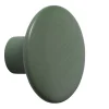 Patere The Dots Wood Bois Vert / Small - O 9 Cm - Muuto