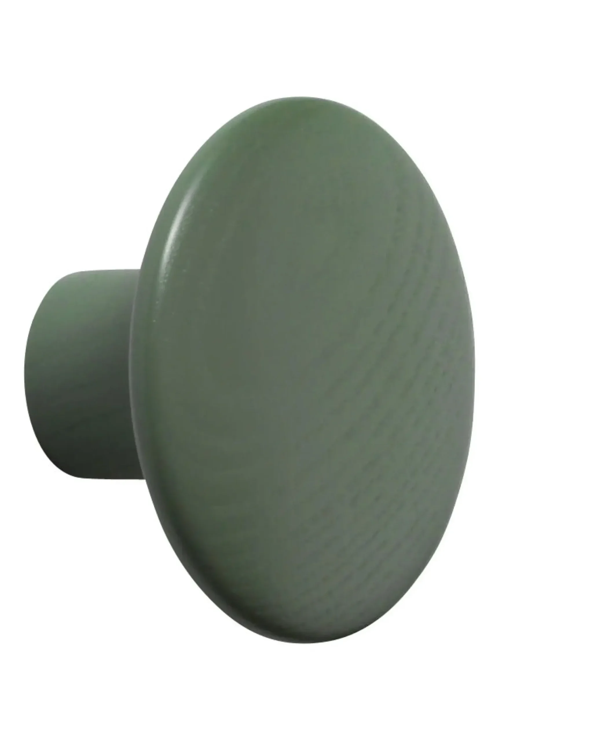 Patere The Dots Wood Bois Vert / Small - O 9 Cm - Muuto