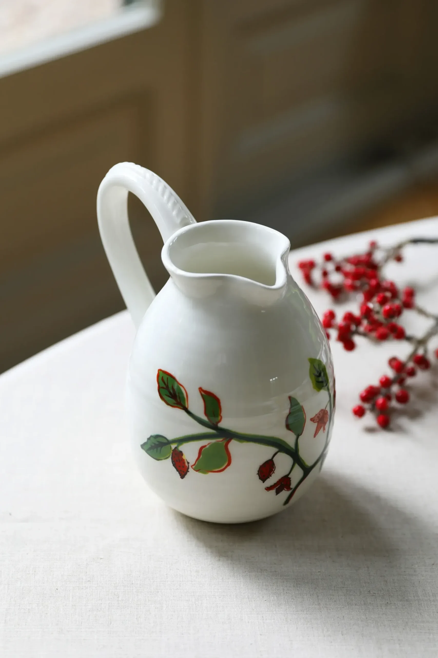Pichet Autumn Ceramique Blanc / 1,5 L - Porcelaine - & Klevering