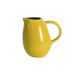 Pichet Tourron Ceramique Jaune / 1 L - Gres Fait Main - Jars Ceramistes