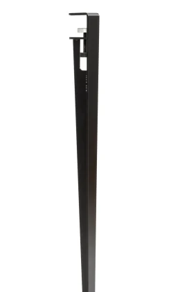 Pied Avec Fixation Etau Metal Noir / H 75 Cm - Pour Creer Table & Bureau - Tiptoe
