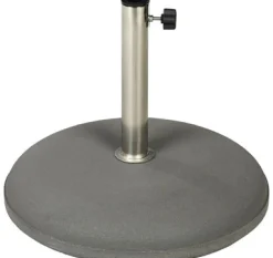 Pied De Parasol  Pierre Gris En Beton / O 49 Cm - Vlaemynck