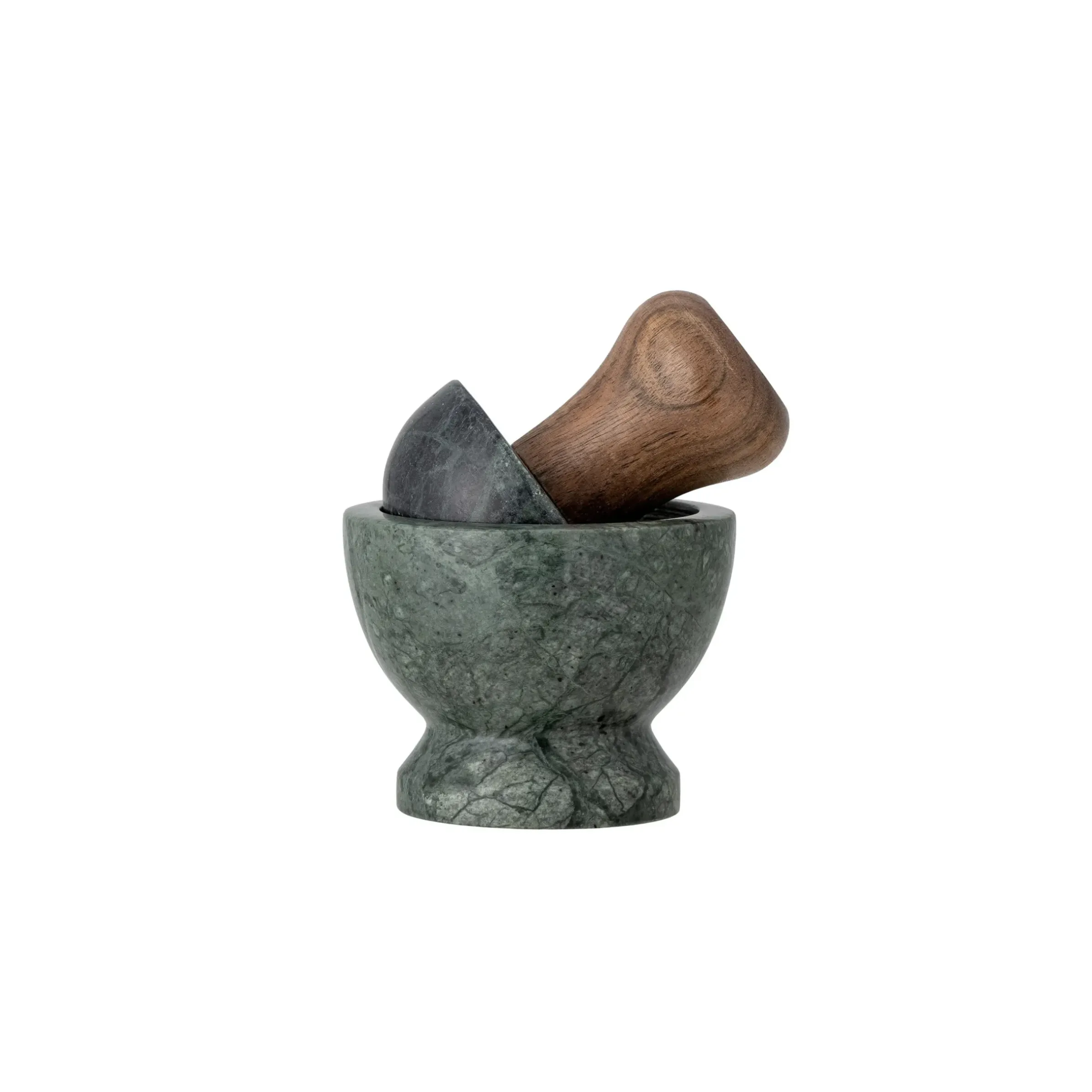 Pilon Et Mortier Banou Pierre Vert / Marbre - Bloomingville