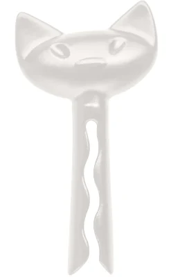 Pince A Sachet Miaou Plastique Blanc Noir / Set De 2 - Koziol