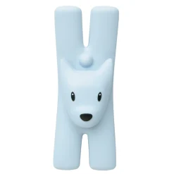 Pince Giampo Chien Plastique Orange / Aimantee - Set De 2 - Alessi