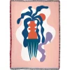 Plaid Badu Tissu / By - 137 X 178 Cm - Slowdown Studio