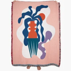 Plaid Badu Tissu / By - 137 X 178 Cm - Slowdown Studio