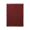 Plaid Battus Tissu Rouge / 130 X 185 Cm - Menu