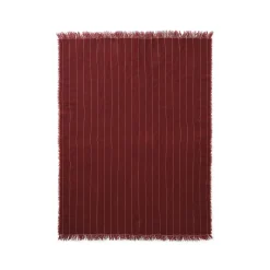 Plaid Battus Tissu Rouge / 130 X 185 Cm - Menu