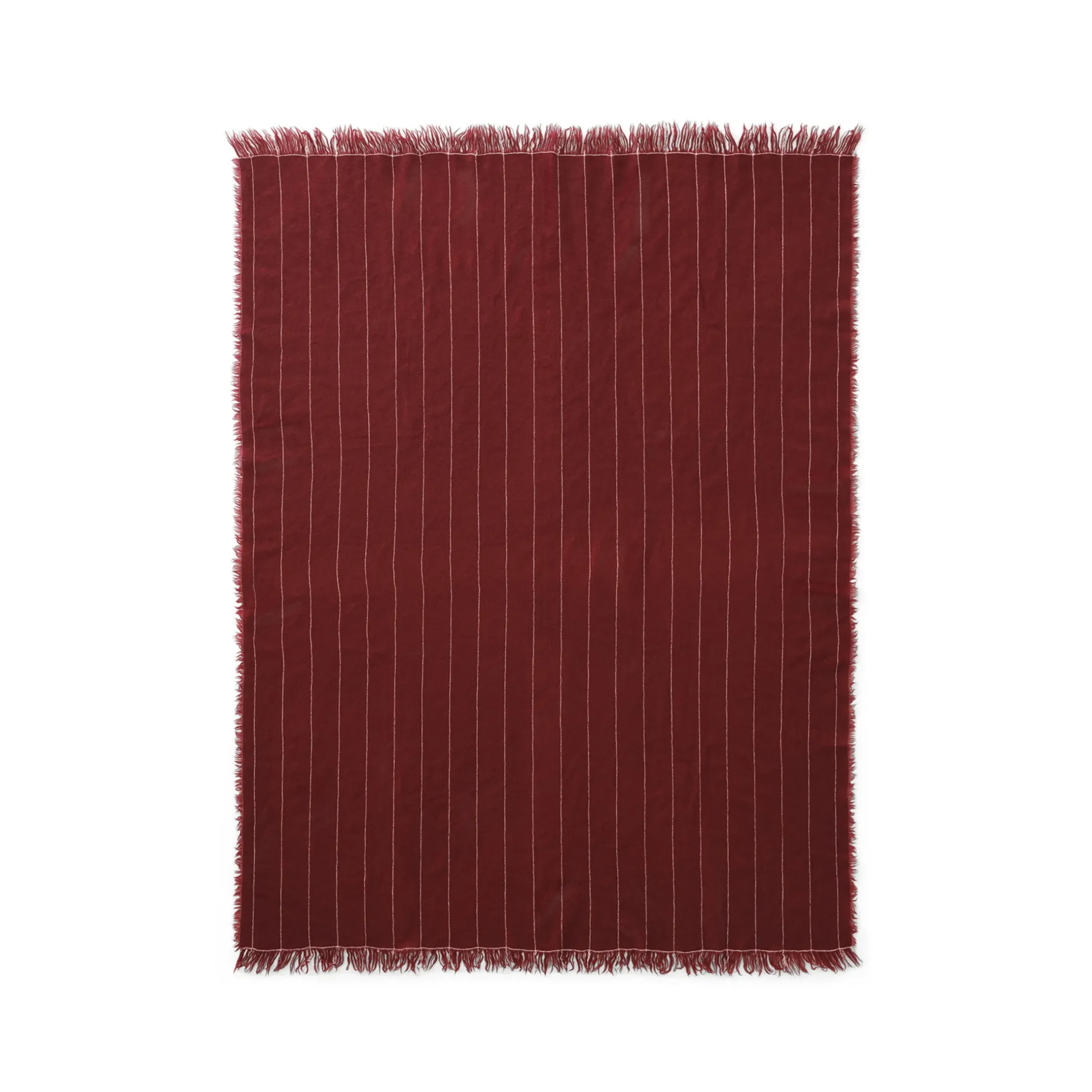 Plaid Battus Tissu Rouge / 130 X 185 Cm - Menu