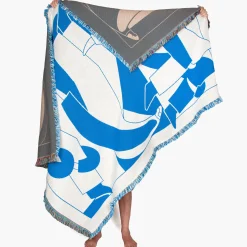 Plaid Benson Tissu / By - 137 X 178 Cm - Slowdown Studio