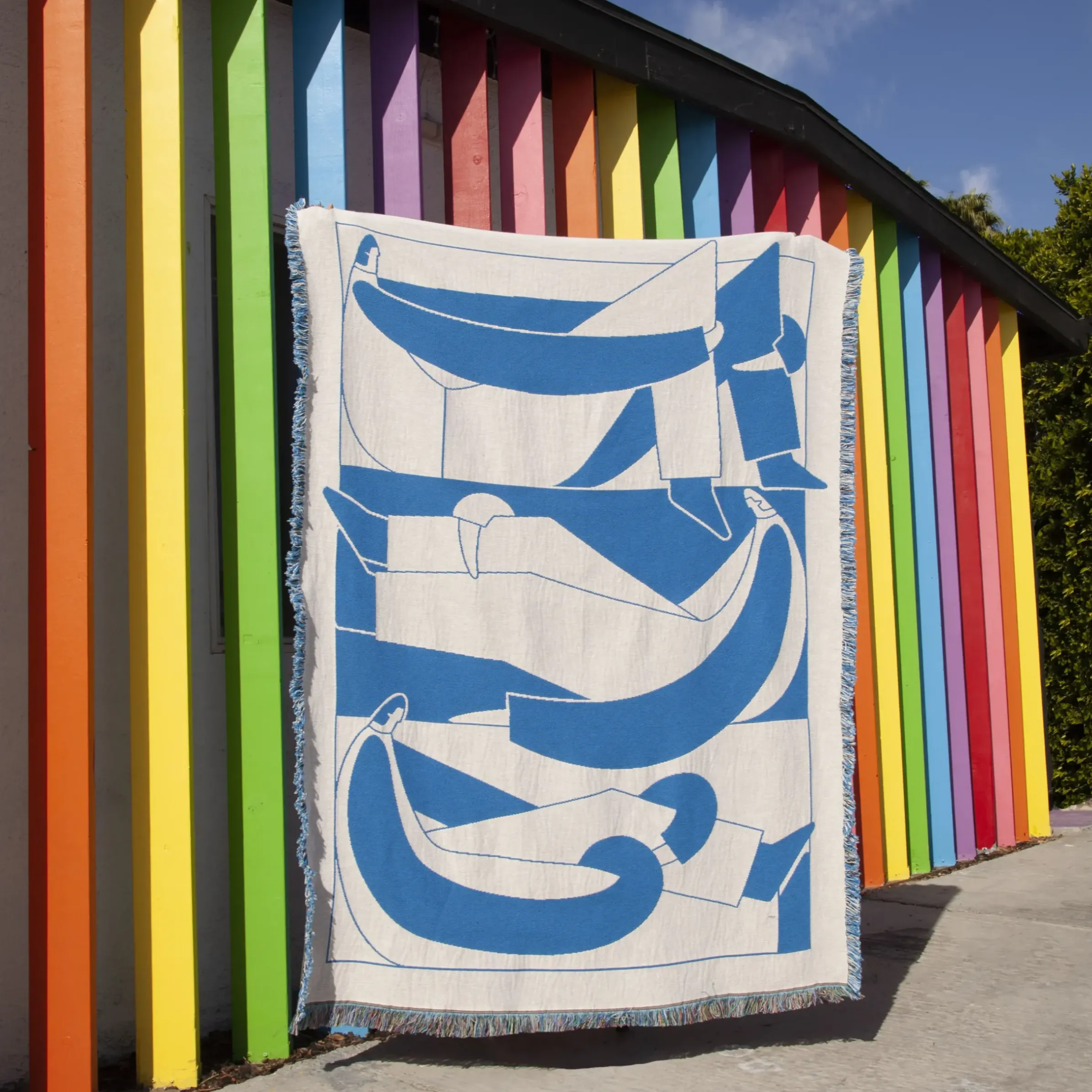 Plaid Benson Tissu / By - 137 X 178 Cm - Slowdown Studio