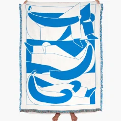 Plaid Benson Tissu / By - 137 X 178 Cm - Slowdown Studio