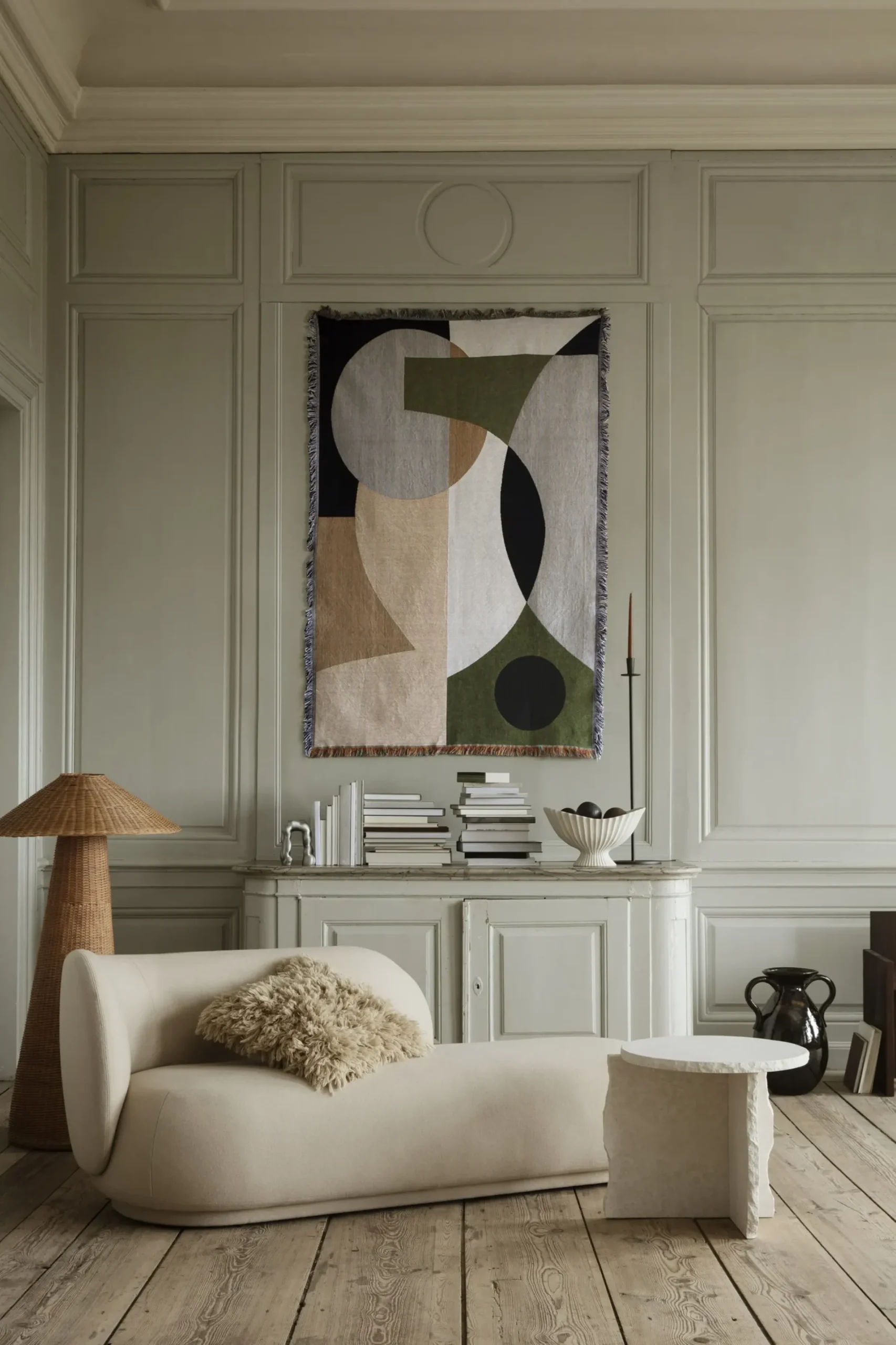 Plaid Entire Tissu/ Tapisserie Murale - 120 X 170 Cm - Coton - Ferm Living