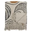 Plaid  Tissu Jaune / 160 X 130 Cm - Coton Recycle - Bloomingville