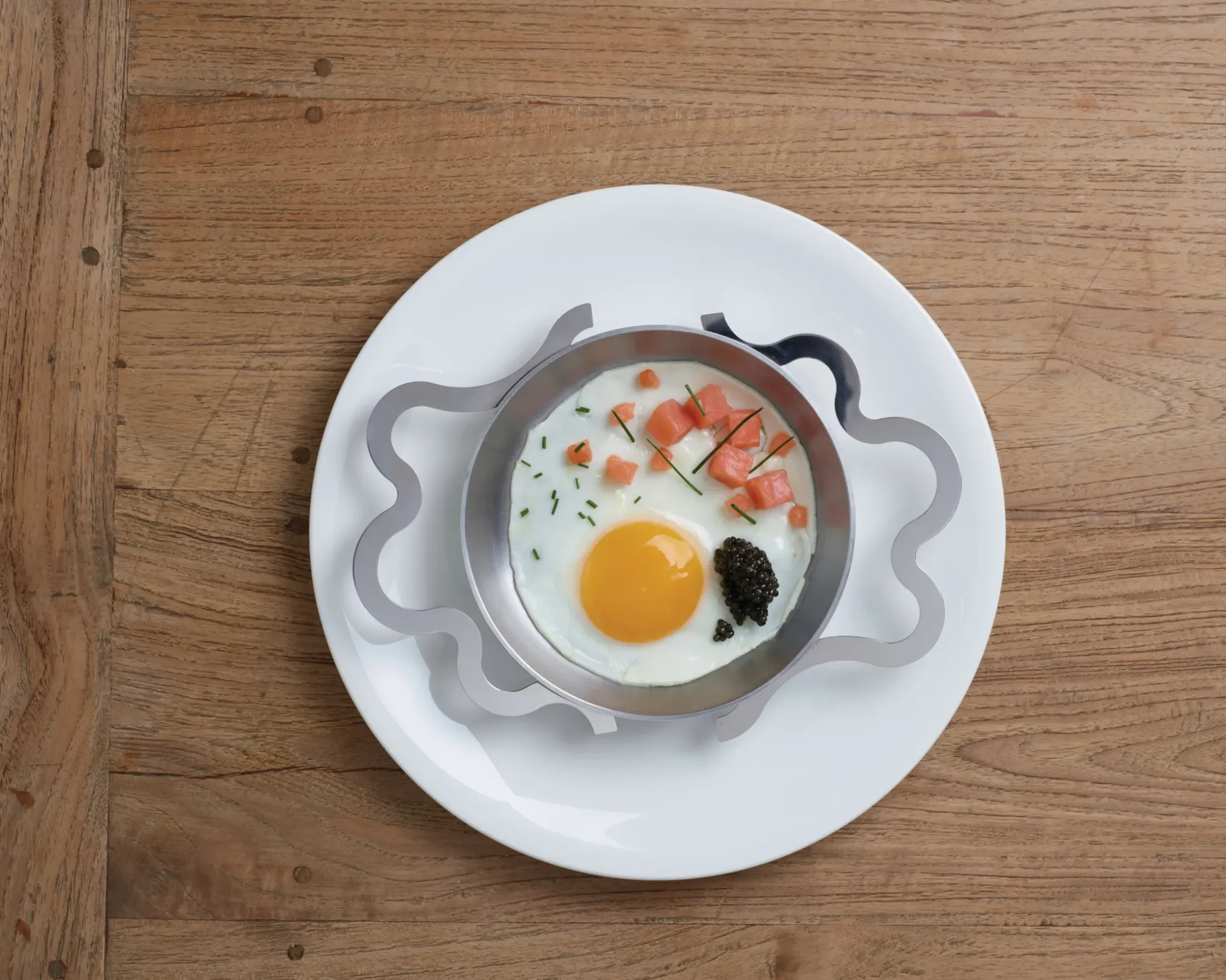 Plat A Oeuf Tegamino Metal / O 17 Cm - Pour Oeuf Au Plat - Alessi