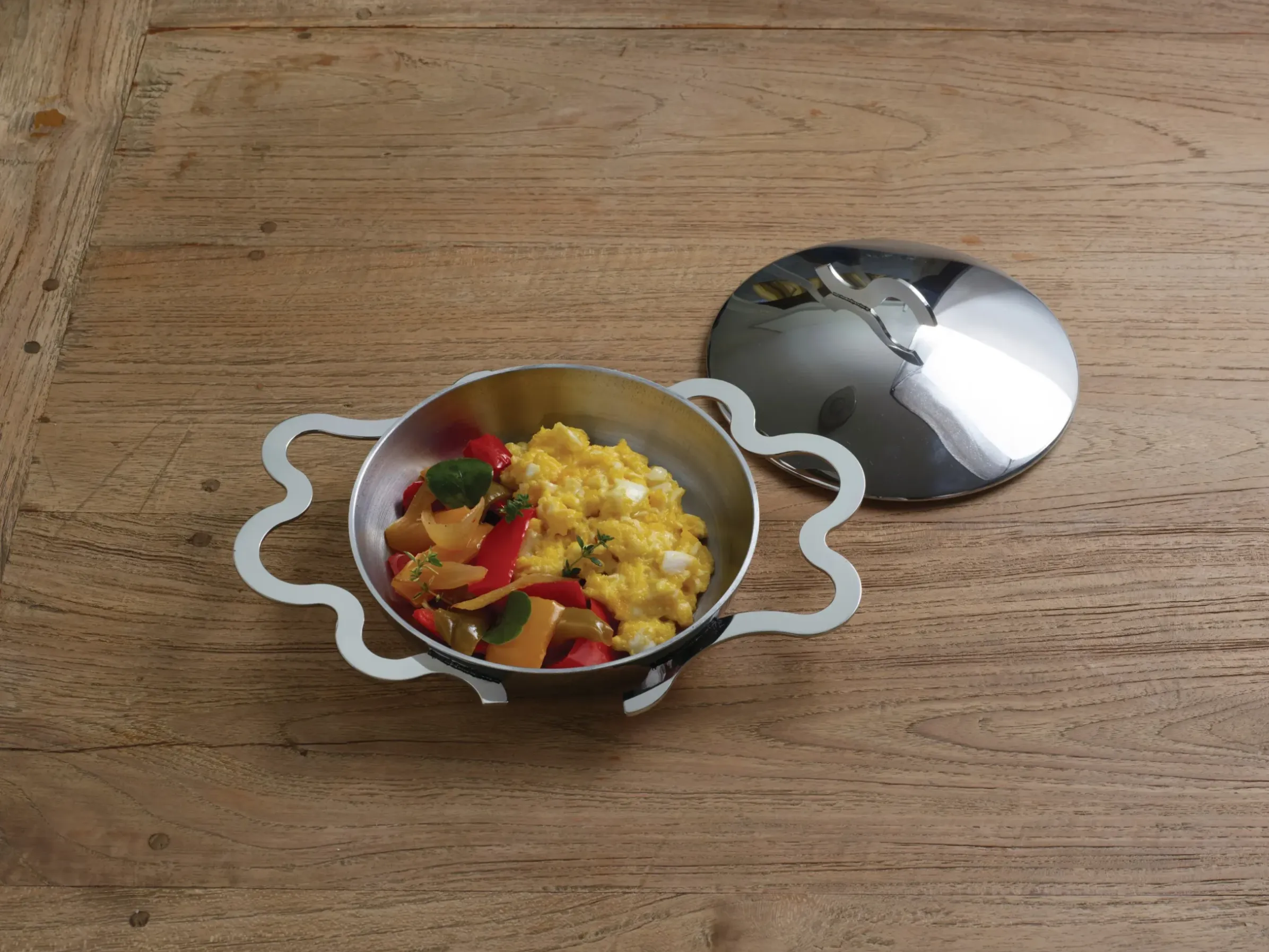 Plat A Oeuf Tegamino Metal / O 17 Cm - Pour Oeuf Au Plat - Alessi