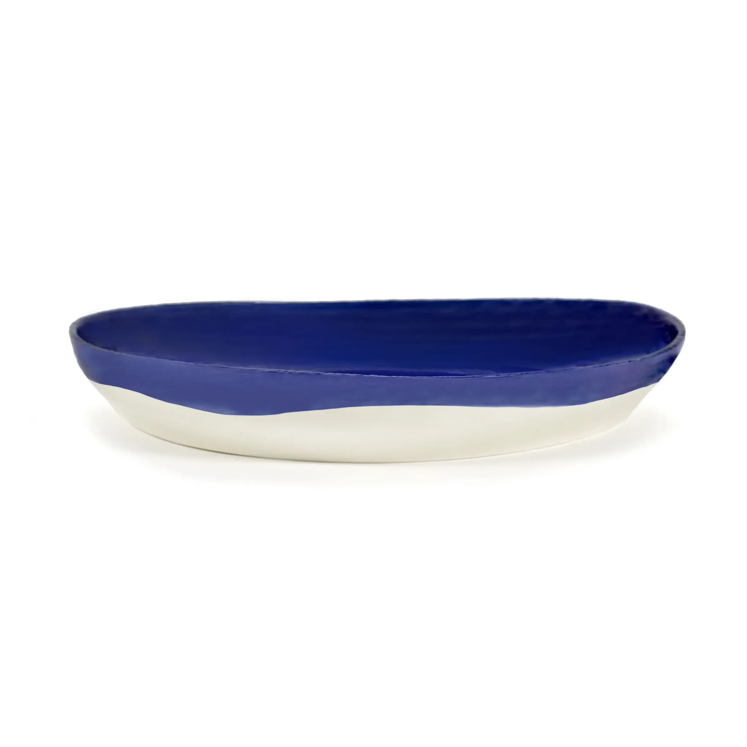 Plat De Service Feast Ceramique Bleu Medium / O 36 X H 6 Cm - Serax