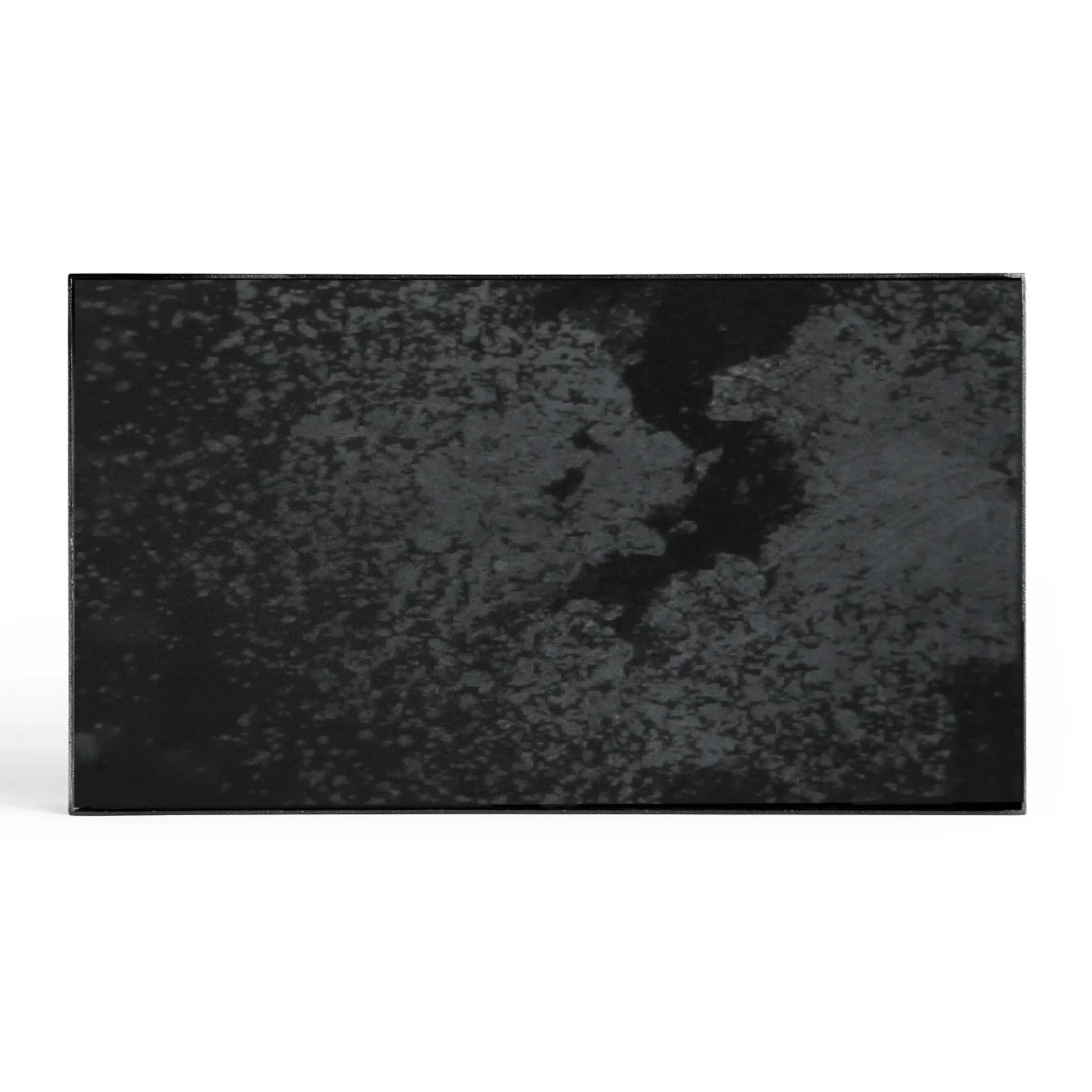Plateau Charcoal Mirror Verre Noir / Vide-Poche - 31 X 17 Cm - Metal & Verre - Ethnicraft