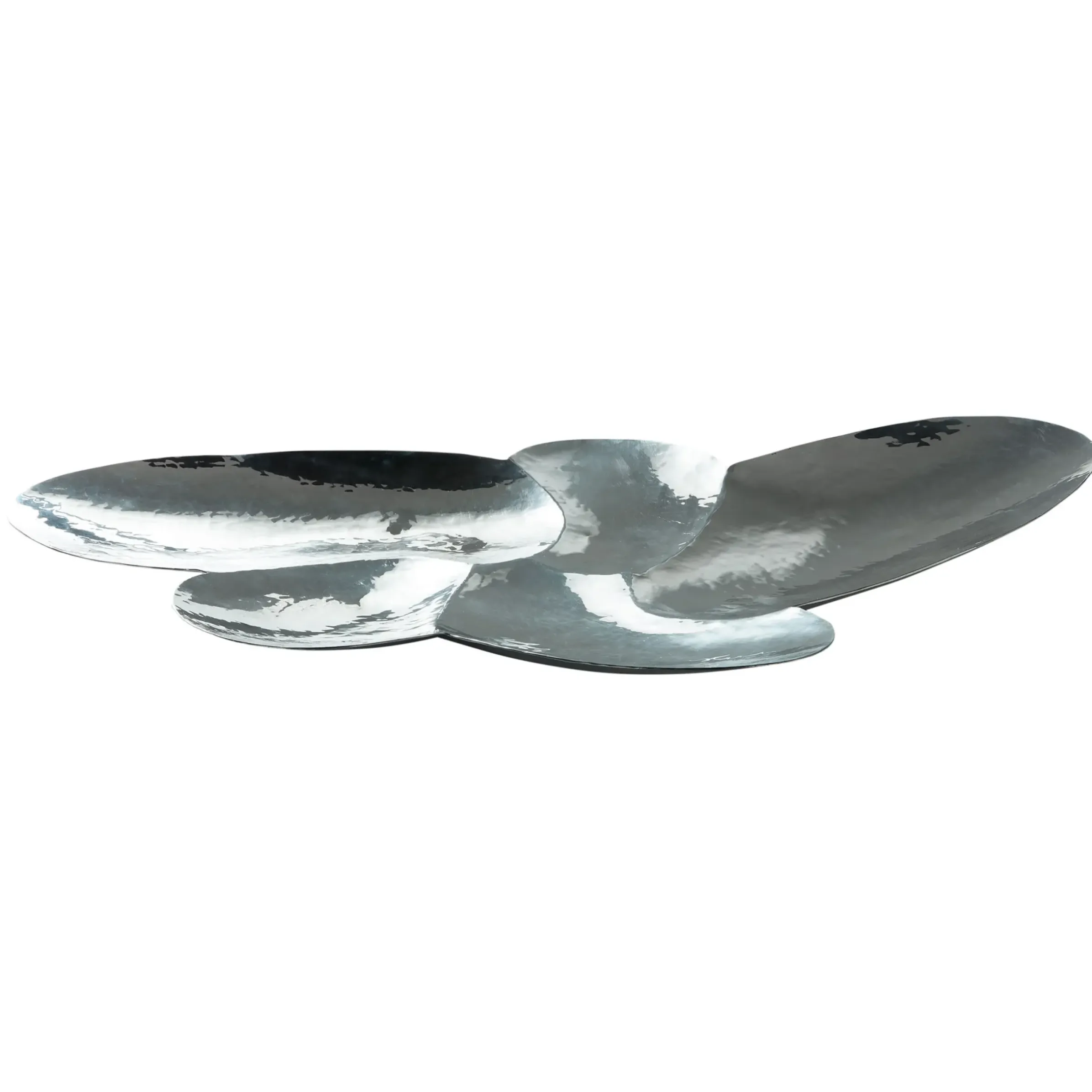 Plateau Cloud Argent Metal / 90 X 58 Cm - Fait Main - Tom Dixon