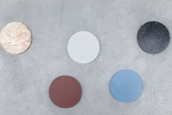 Plateau Five Circles Plastique Pierre / Multifonction - Set De 5 / Marbre & Polyethylene - Valerie Objects