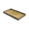 Plateau Gold Leaf Verre Or / Vide-Poche - 31 X 17 Cm - Metal & Verre - Ethnicraft