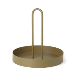 Plateau Grib Metal Vert / O 28 Cm - Metal - Ferm Living