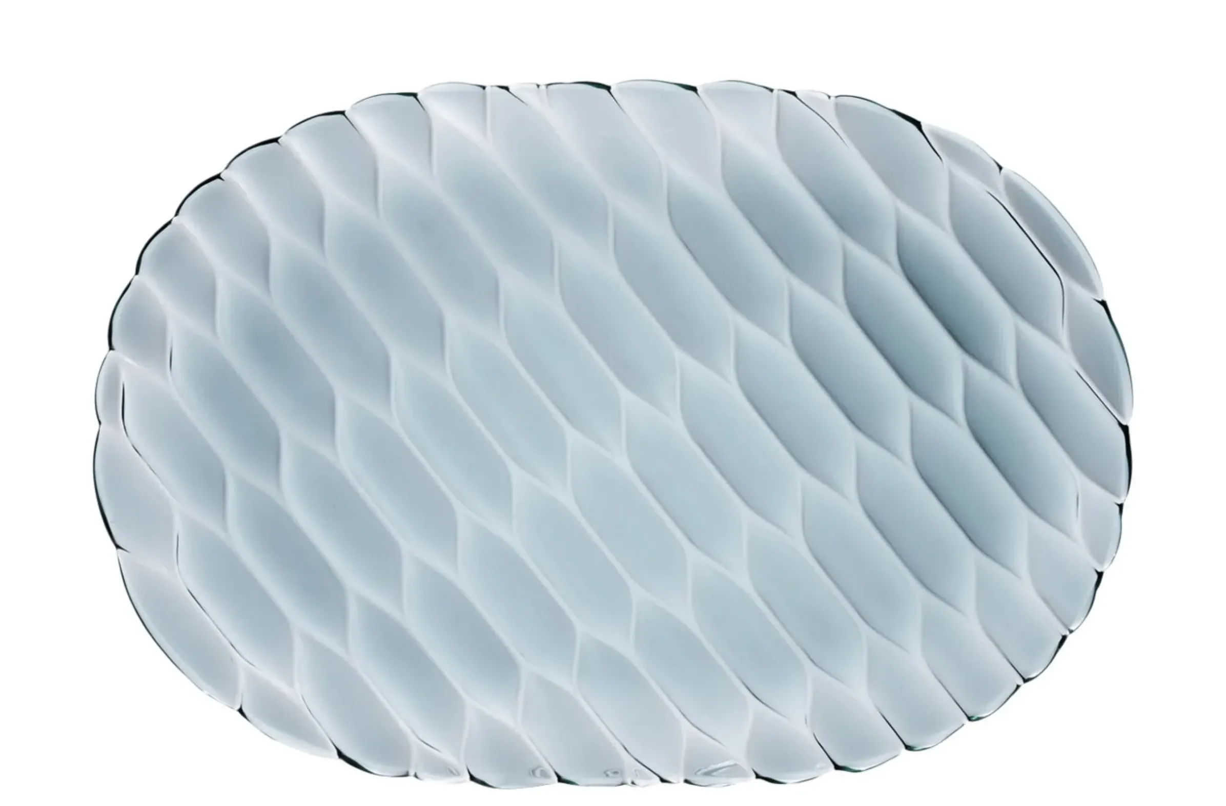 Plateau Jellies Family Plastique Bleu / 36 X 25 Cm - Kartell