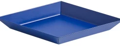 Plateau Kaleido Xs Metal Bleu / 19 X 11 Cm - Hay