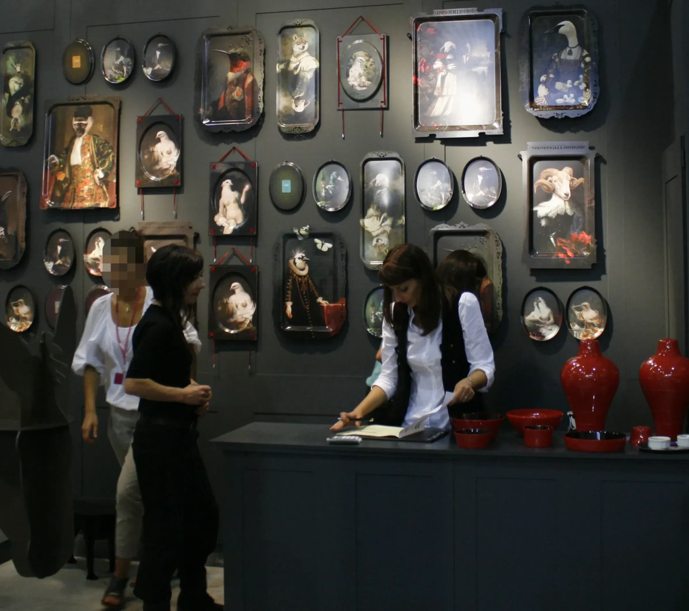 Plateau Le Boudoir - Plastique / Tableau Mural - Ibride