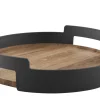 Plateau Nordic Kitchen Ceramique Noir Bois Naturel / O 35 Cm - Eva Solo