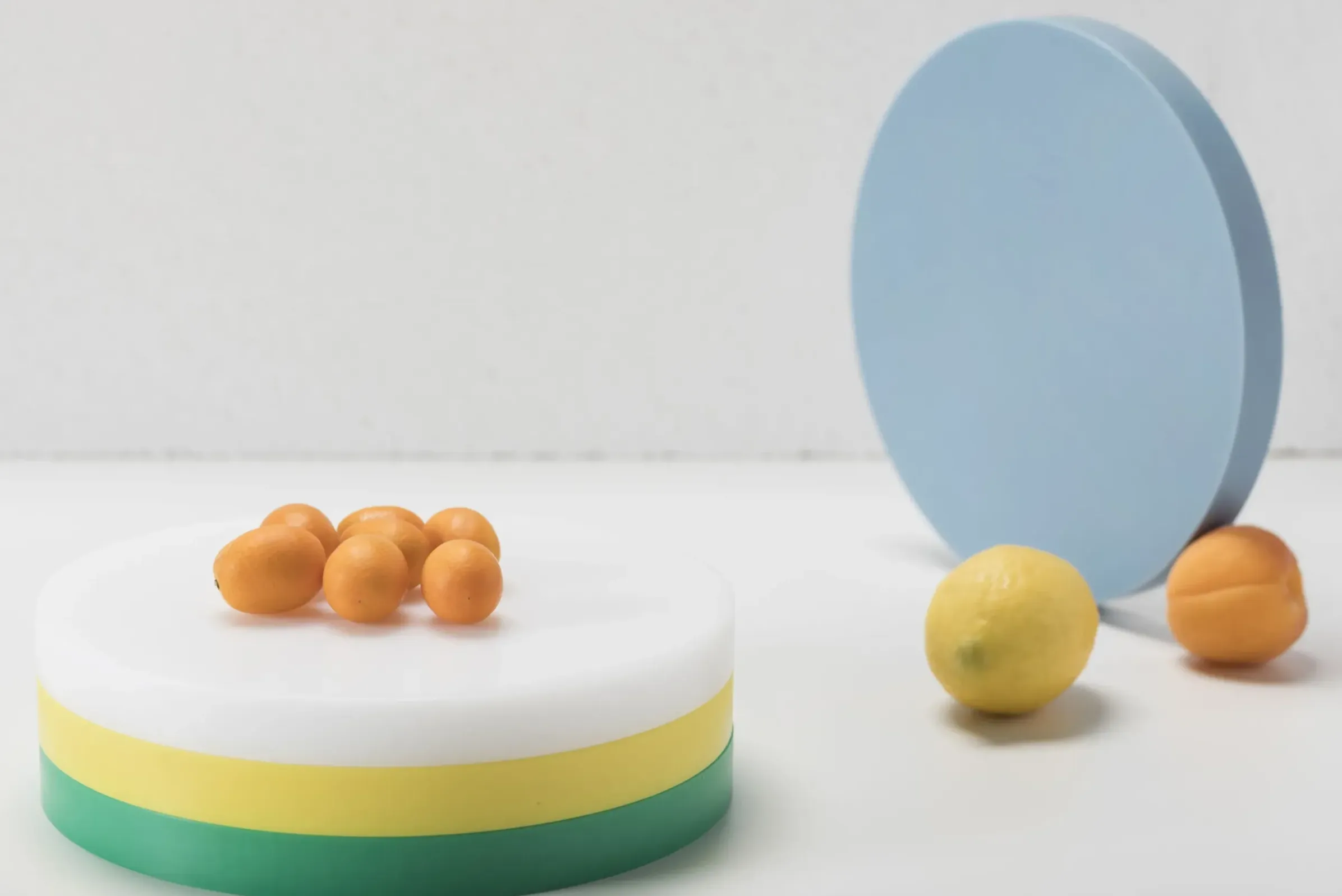 Plateau Re-Circles Plastique/ Set De 3 - Polyethylene Recycle / Edition Limitee - Valerie Objects