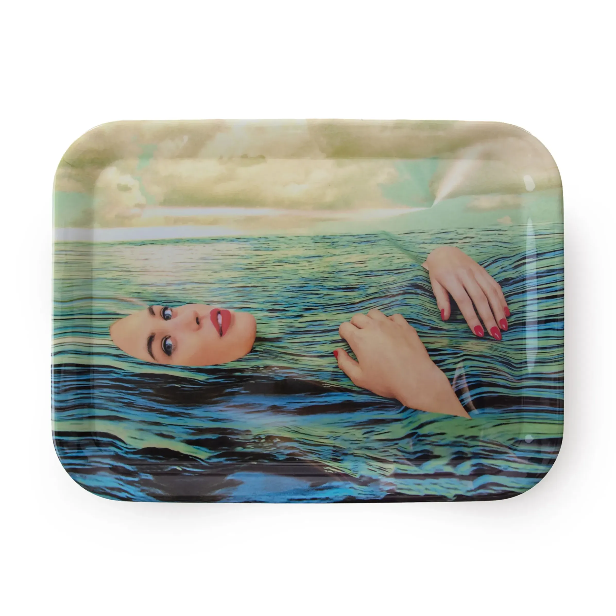 Plateau Toiletpaper - Plastique / 32 X 43,5 Cm - Melamine - Seletti