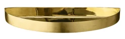 Plateau Unity Or Metal / Demi-Cercle - L 21,5 Cm - Aytm