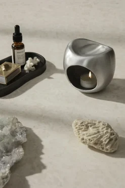 Plateau Yama Metal/ Ovale - 19 X 9,5 Cm - Aluminium Recycle - Ferm Living