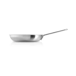Poele Recycled Metal / O 24 Cm - Antiadhesif - Acier Recycle / Pour Induction - Eva Trio