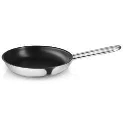 Poele Recycled Metal / O 24 Cm - Antiadhesif  - Acier Recycle / Pour Induction - Eva Trio