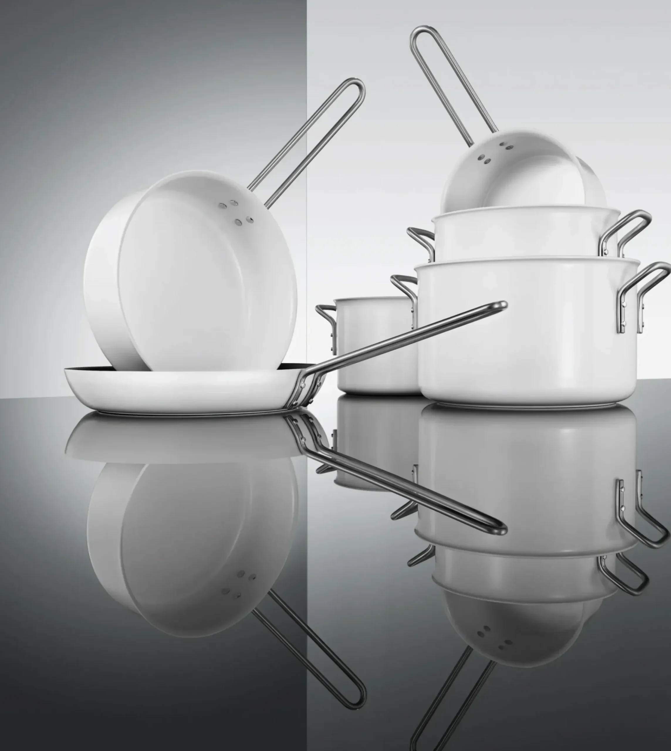 Poele White Line Metal / O 28 Cm - Eva Trio