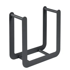 Porte-Buches Nevado Metal Noir / Tabouret - L 60 X H 60 Cm - Fermob