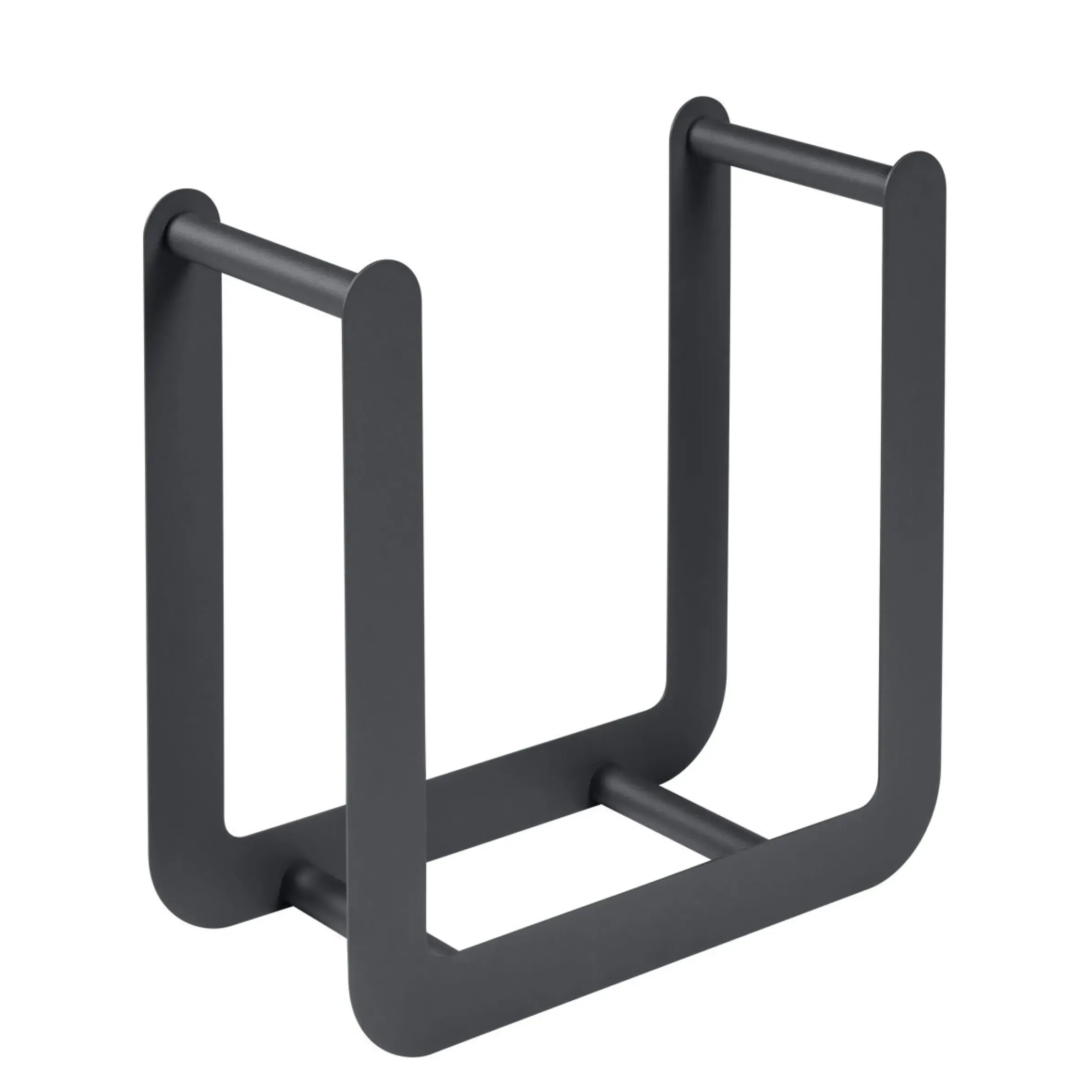 Porte-Buches Nevado Metal Noir / Tabouret - L 60 X H 60 Cm - Fermob