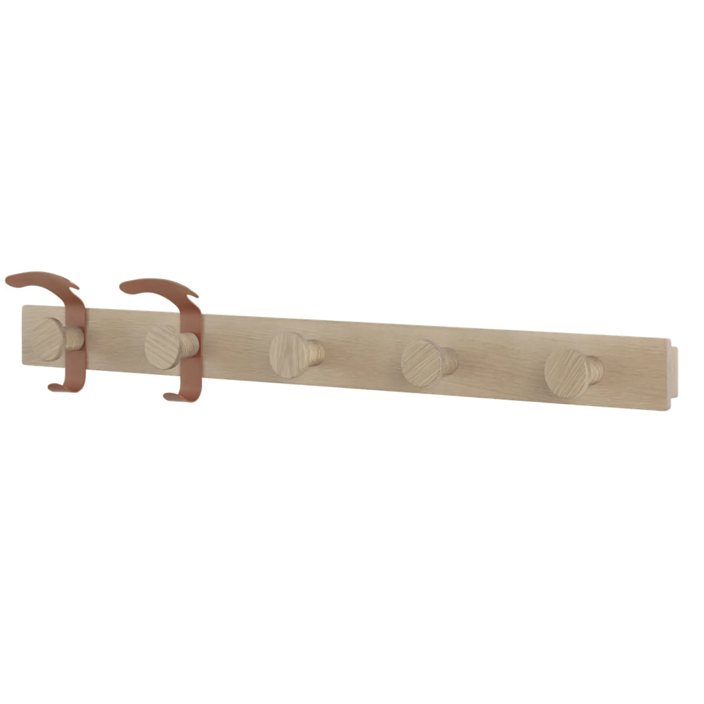 Portemanteau Mural Avail Bois Naturel / L 87,5 Cm - Muuto