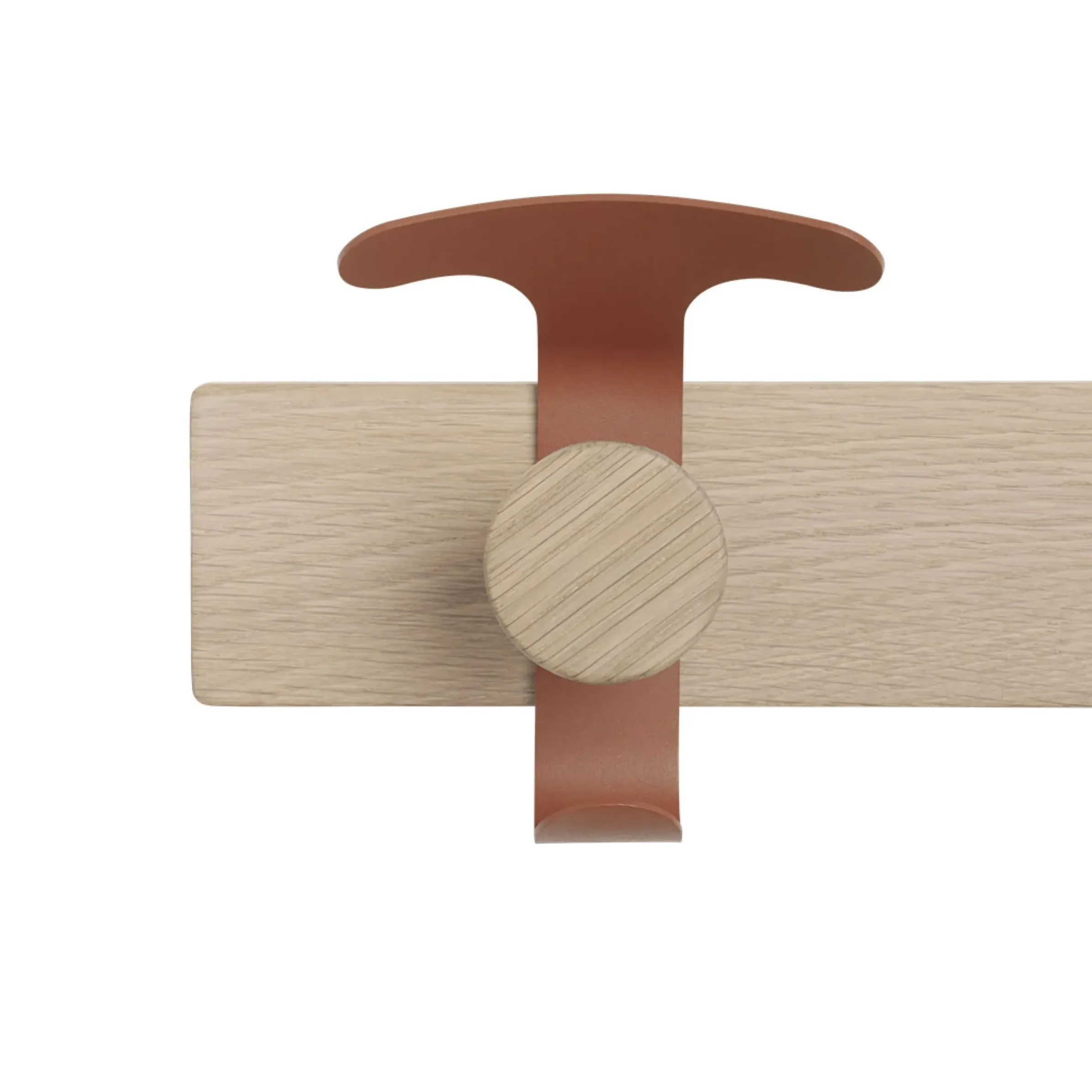 Portemanteau Mural Avail Bois Naturel / L 87,5 Cm - Muuto