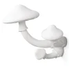Portemanteau Mural Mushroom Plastique/ 3 Champignons-Patères - H 16 Cm - Seletti