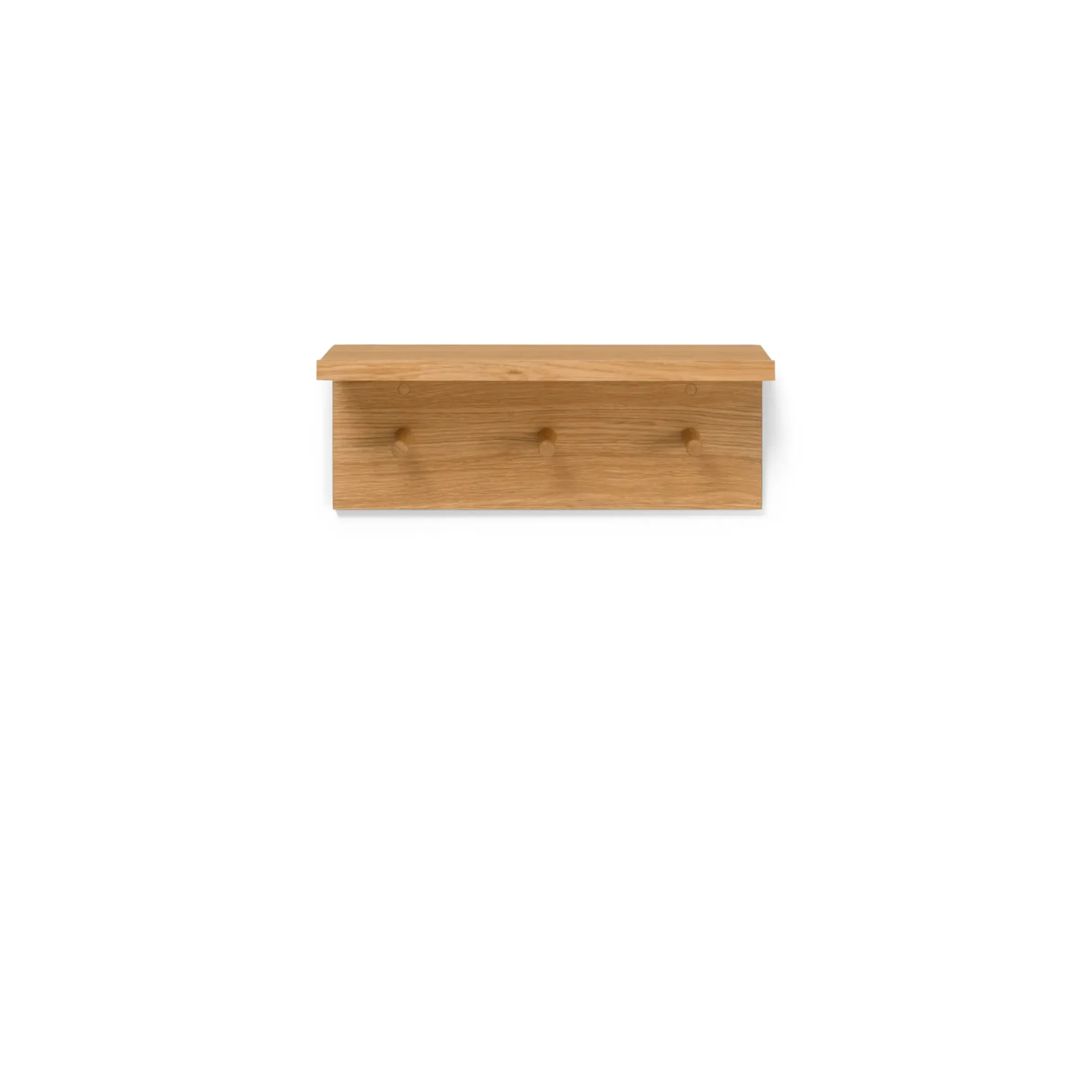 Portemanteau Mural Place Small Bois Naturel / Etagere - L 105 Cm - Ferm Living