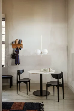Portemanteau Mural Place Small Bois Naturel / Etagere - L 105 Cm - Ferm Living