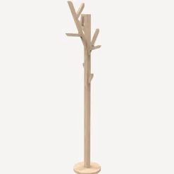 Portemanteau Sur Pied Ambroise Bois Naturel / H 158 Cm - Chene - Harto
