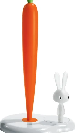 Porte-Rouleau Essuie-Tout Bunny And Carrot Plastique- Alessi