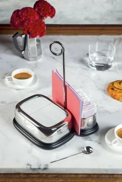 Porte-Serviettes En Papier Bibo Metal / L 15 X H 6 Cm - Alessi